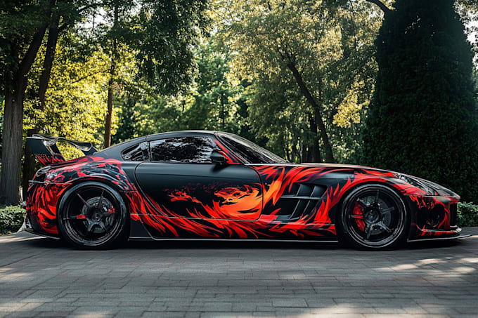 professional car wrap design, van wrap design and car wrap