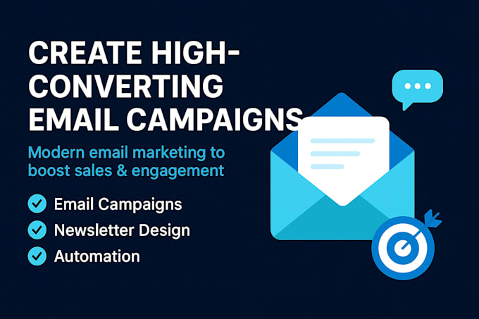 Do mailchimp email marketing automation, email campaign, email ...