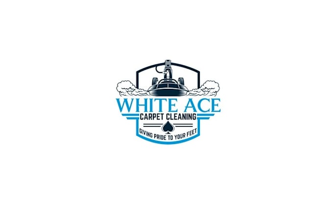design wonderful white ace carpet cleaning logo