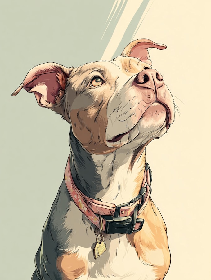 do a custom pet portrait, dog portrait, cat portrait