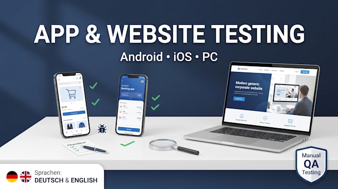 perform expert manual QA testing for your app and website