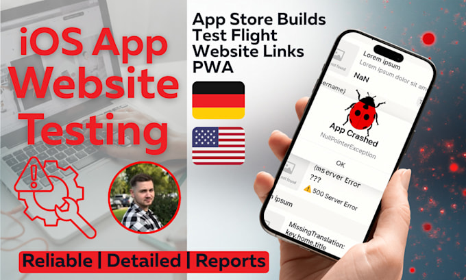 manual QA test your app or website