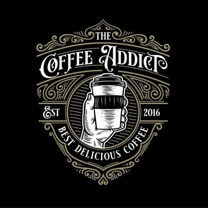 design custom retro coffee shop logo
