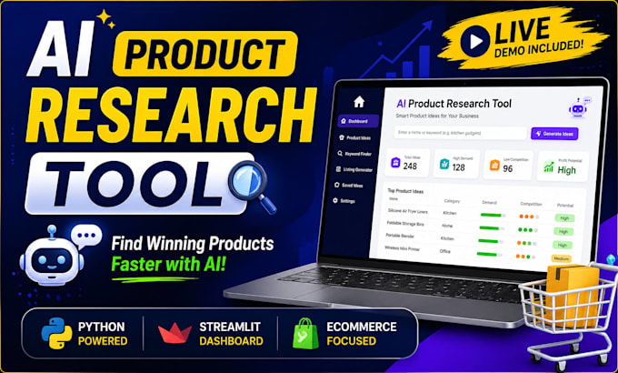 build ai amazon product research and listing generator tool using python