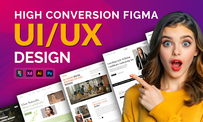 do figma website design, website ui ux design, ui ux design