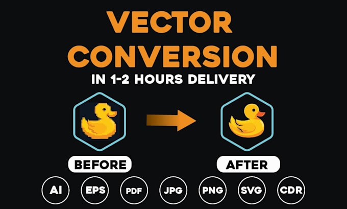 manually convert png to vector and redraw logo