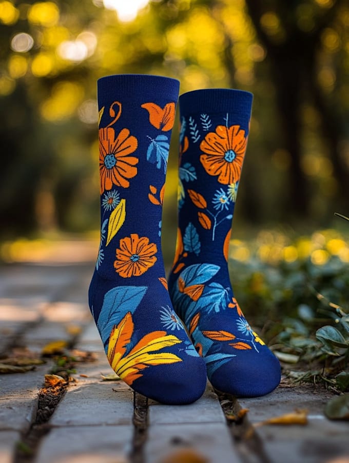 make a custom and pattern socks design