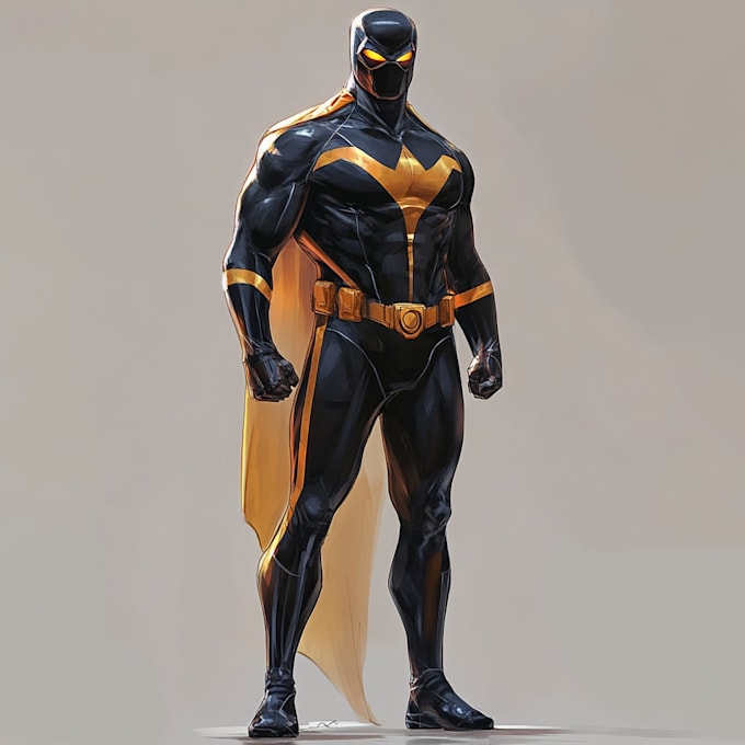 draw superhero character for you