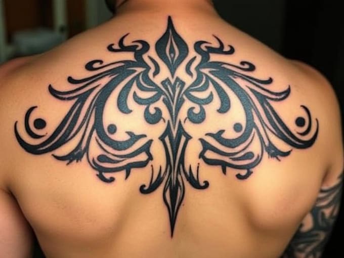 design a polynesian maori tribal tattoo