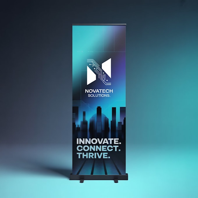 design roll up, retractable, pull up banner for your event