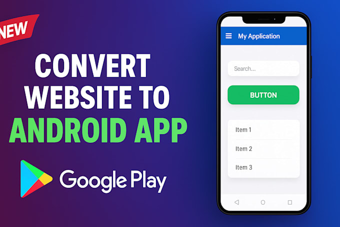 convert your website to an android app