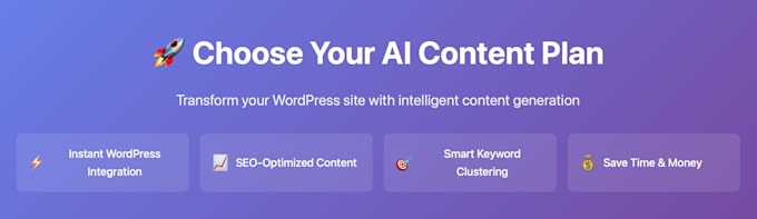 create SEO optimized blog posts for wordpress site