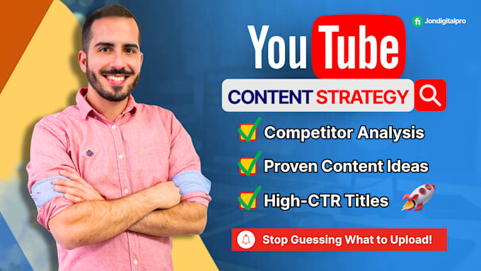 Create winning content strategy to boost growth as a youtube consultant ...