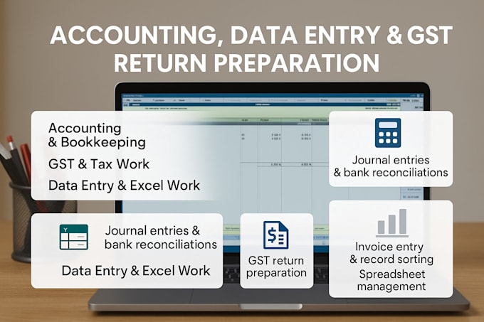 handle your accounting work data entry manage