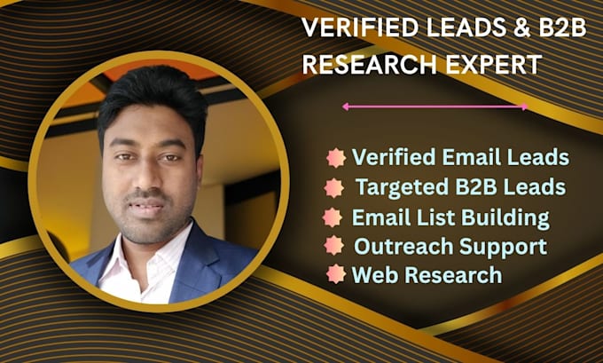 build a verified email and b2b leads,targeted prospect list