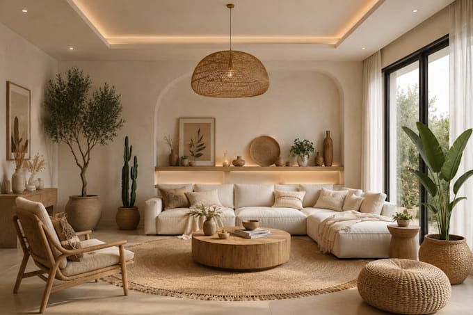 design boho, scandinavian and balinese interiors for homes, offices and cafe