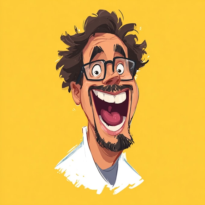 draw a custom cartoon caricature portraits