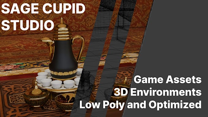 design 3d game assets for games