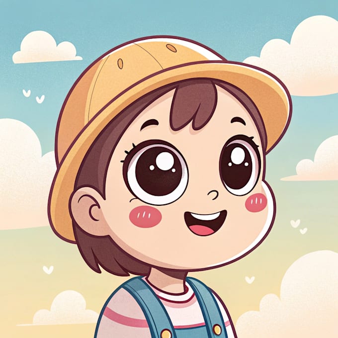 draw cute cartoon portrait