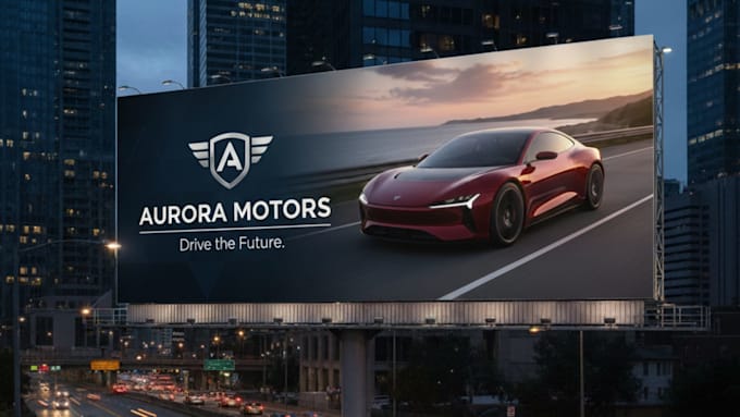 design a professional billboards or banners