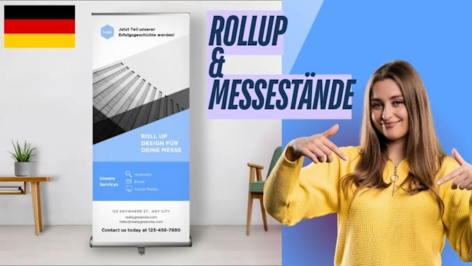 create high impact roll up banner designs