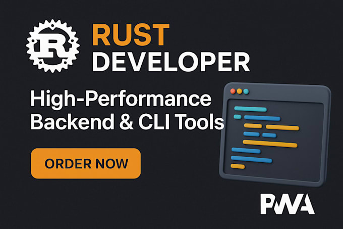 be your rust developer for backend or cli tools