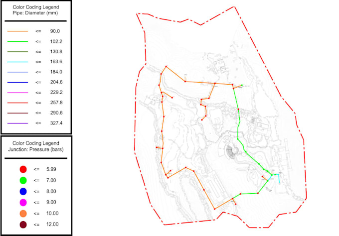 design potable, stormwater hydraulic models using watergems, sewergems, hammer