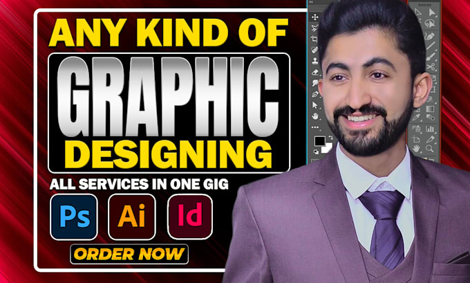 craft modern and high quality designs using photoshop and illustrator