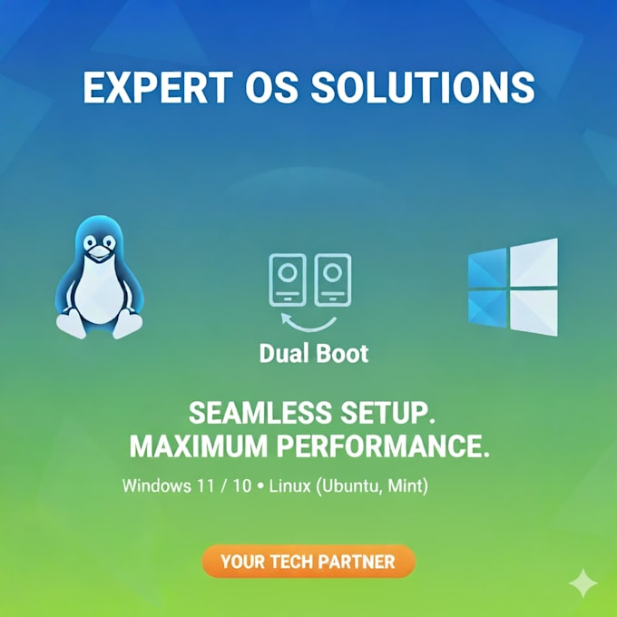 install windows or linux on your PC or laptop