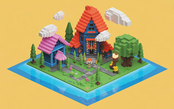 create custom 3d voxel art using magicalvoxel and voxedit