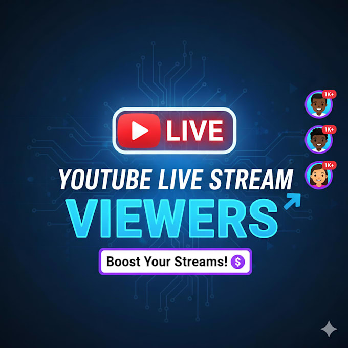 provide real youtube live stream viewers and engagement