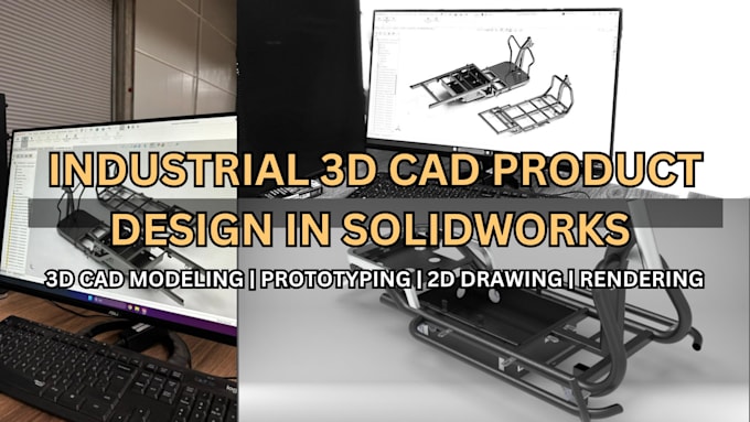Do 3d modeling product design, 2d drawing and realistic rendering in ...