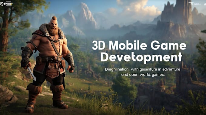 develop realistic 3d mobile game, android game and ios game