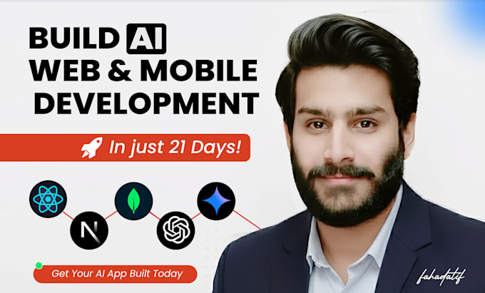 do ai website development, ai saas app, ai chatbot, ai software development