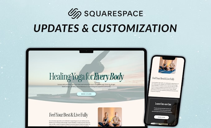 customize, update, maintain your squarespace website