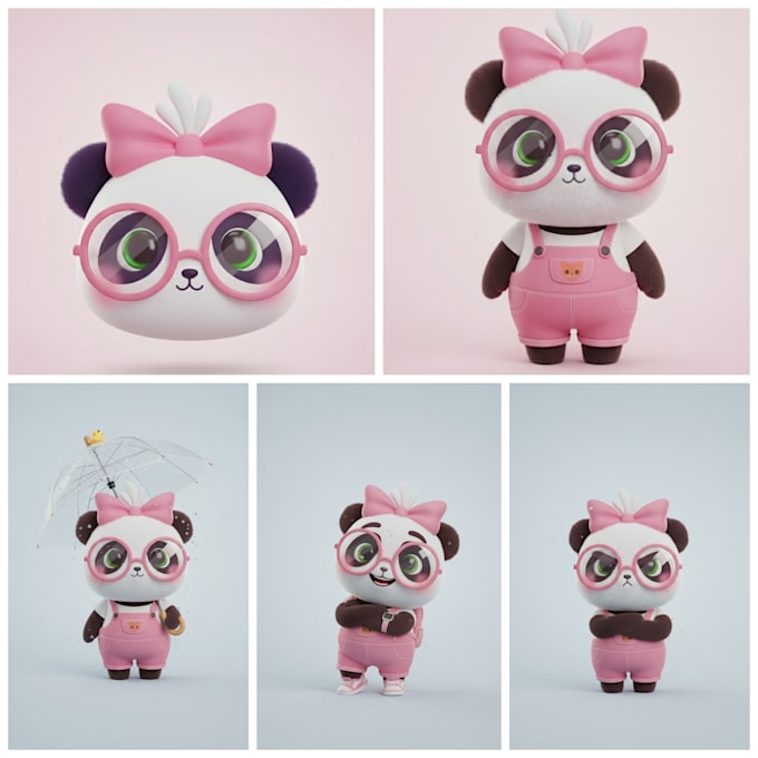 make cute cartonic charaters for mascot,projects,stickers