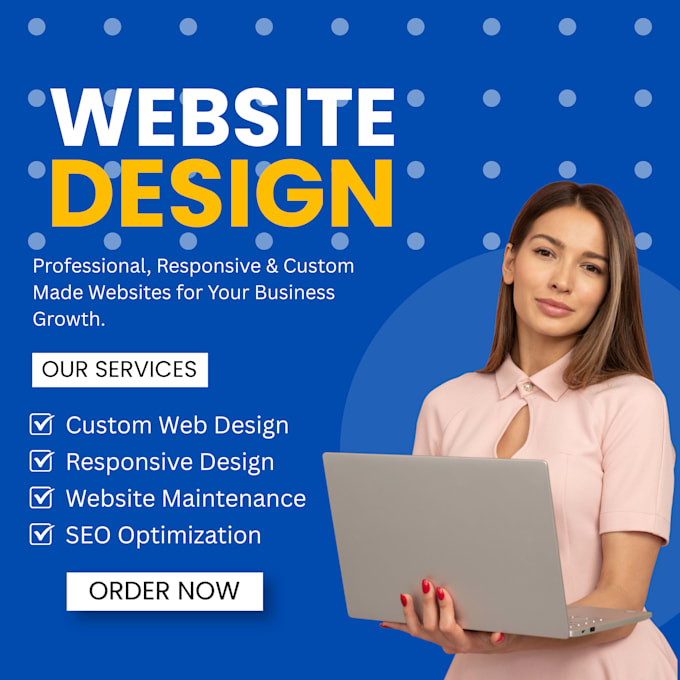 build wordpress website, ecommerce, bussiness website and website design