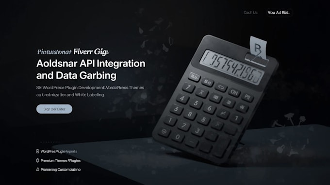develop custom wordpress plugins, calculators, and API integrations