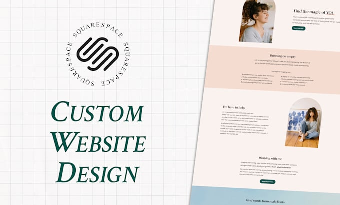 create or redesign beautiful, personalized squarespace website