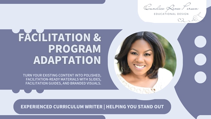 turn your content into an engaging, ready to teach program
