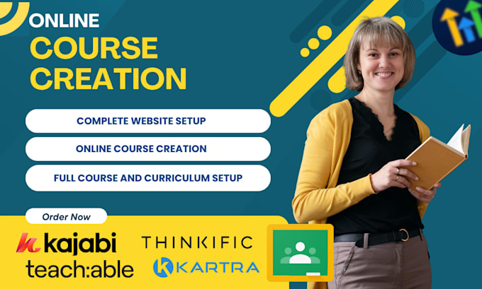 thinkific website thinkific course creation kajabi online course teachable lms