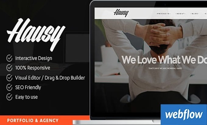 Design a modern webflow portfolio website to showcase your work or ...