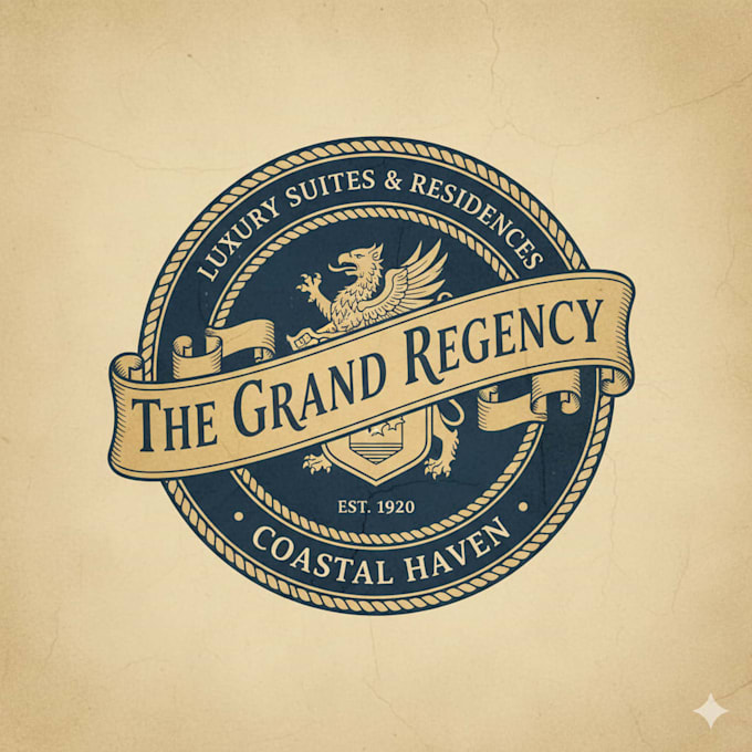 design custom vintage hotel logo
