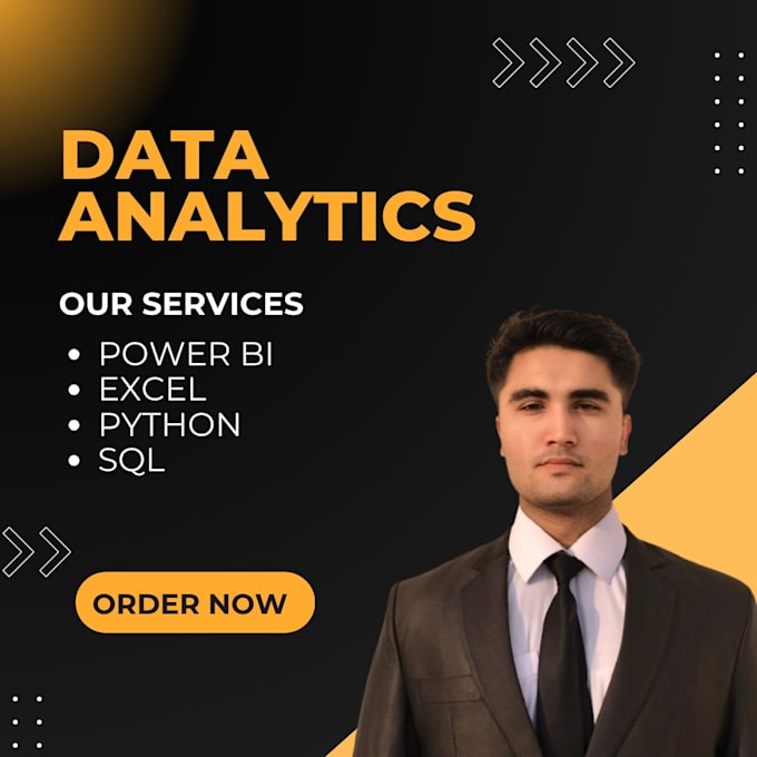 be your professional data analyst in excel power bi , sql and python