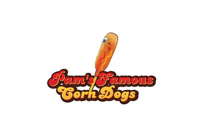 design glamorous famous corn dogs logo