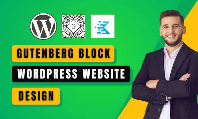modern wordpress website with gutenberg block editor, kadence, spectra