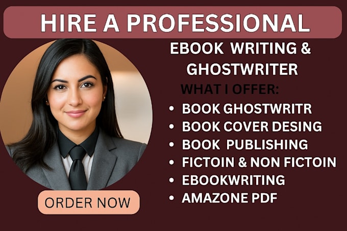 be your ebook writer, ebook ghostwriter,