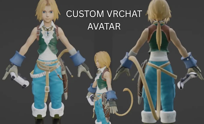 model 3d vr chat avatar vtuber character model character design vr rigging nsfw