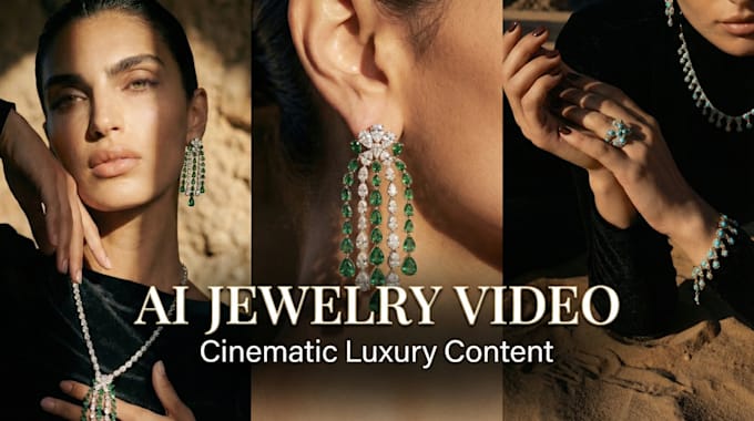 create a luxury ai jewelry video for your brand