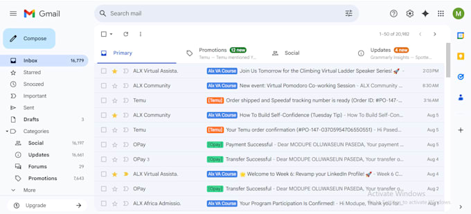 Adhd Inbox Manage your gmail and outlook inbox for adhd founders by Modupe101 | Fiverr